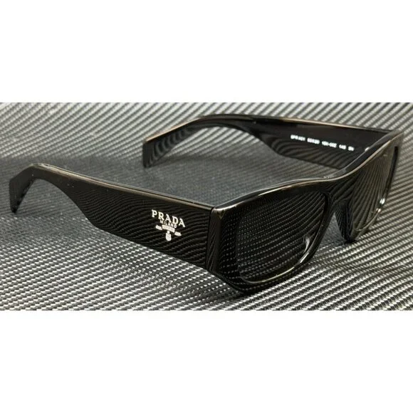Prada | Accessories | Prada Milano Black Grey 55mm  display picture 2